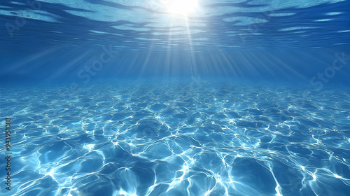 Underwater view of the ocea...