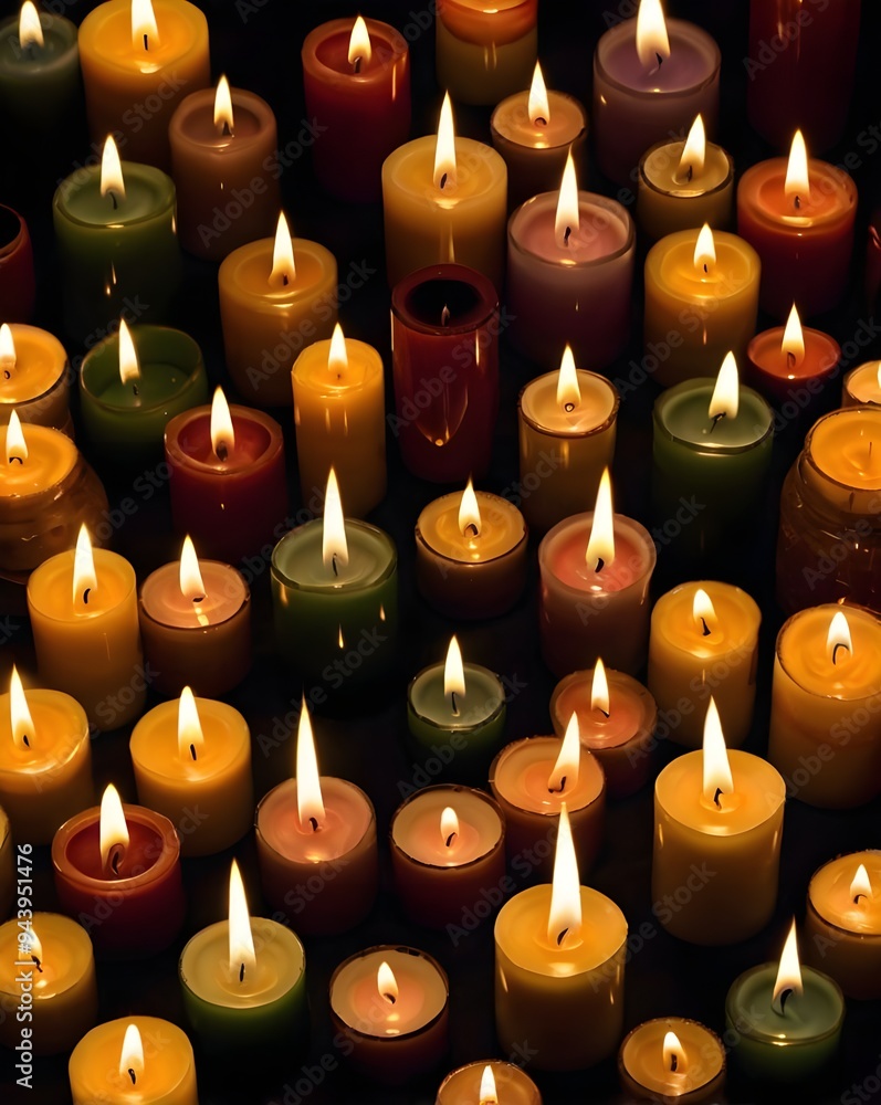 candles in the dark candles in the dark