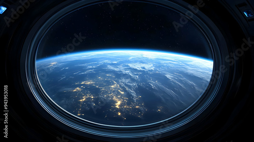 View of Earth from a spaces...