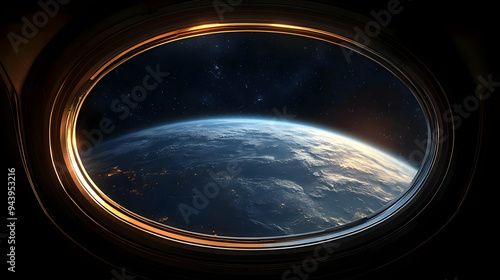 View of Earth from space th...
