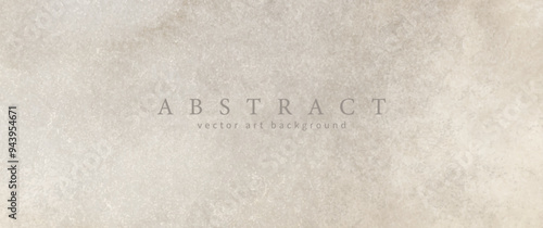 Vector watercolor art background with old paper texture and brushstrokes for cards, poster, flyer. Hand drawn abstract vector illustration for background. Grunge template for design. Empty blank.