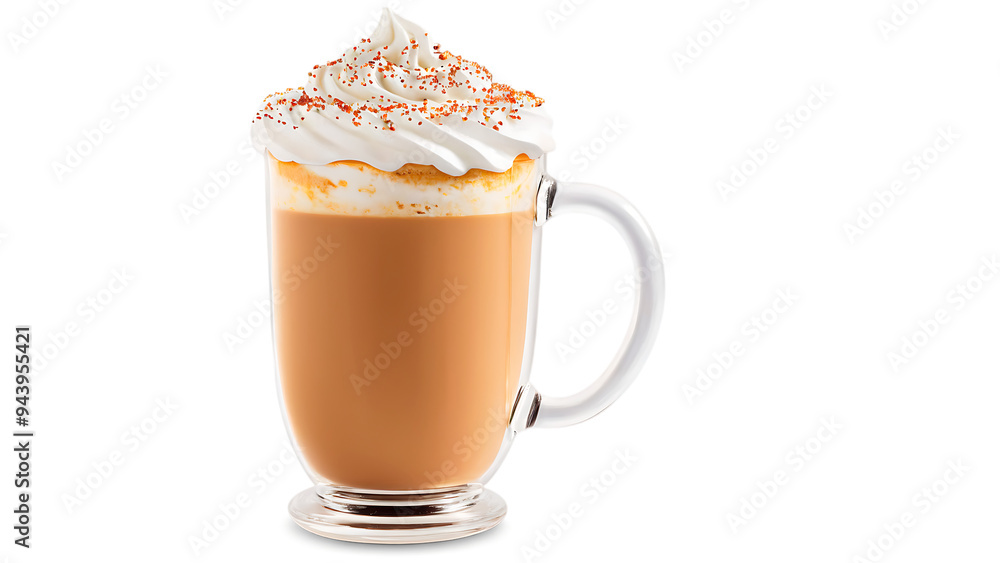 pumpkin spice latte isolated on a transparent background pumpkin spice latte isolated on a transparent background
