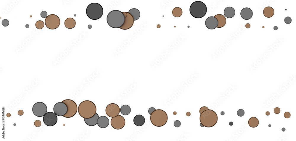 Multicolored confetti on white Multicolored confetti on white