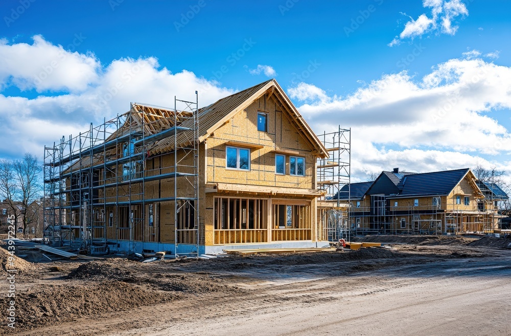 New Home Construction Site