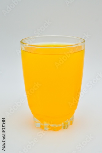 A glass of orange juice