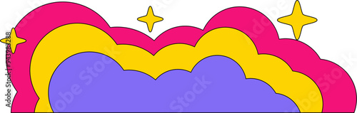 Psychedelic Retro Cloud
