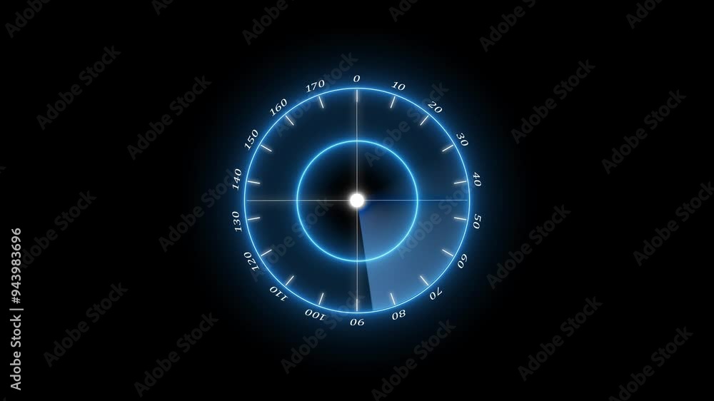Military Ship or Aircraft Radar Screen Multiple Targets Detected. Technology HUD Searching Radar Signal Animation. Military Ship or Aircraft Radar Screen Multiple Targets Detected. Technology HUD Searching Radar Signal Animation.