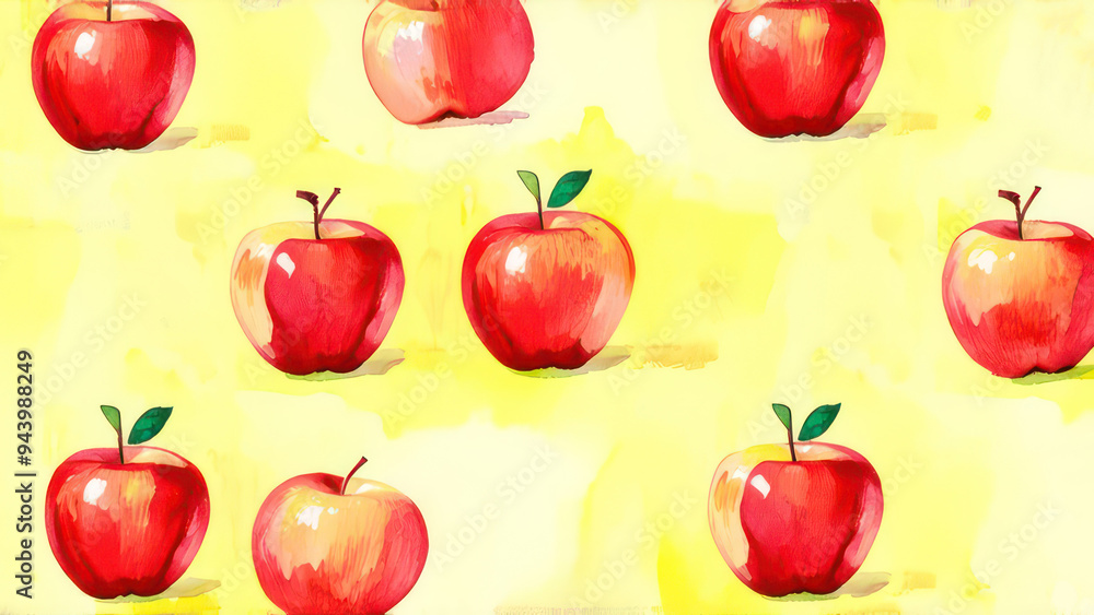 Seamless pattern of apple Seamless pattern of apple
