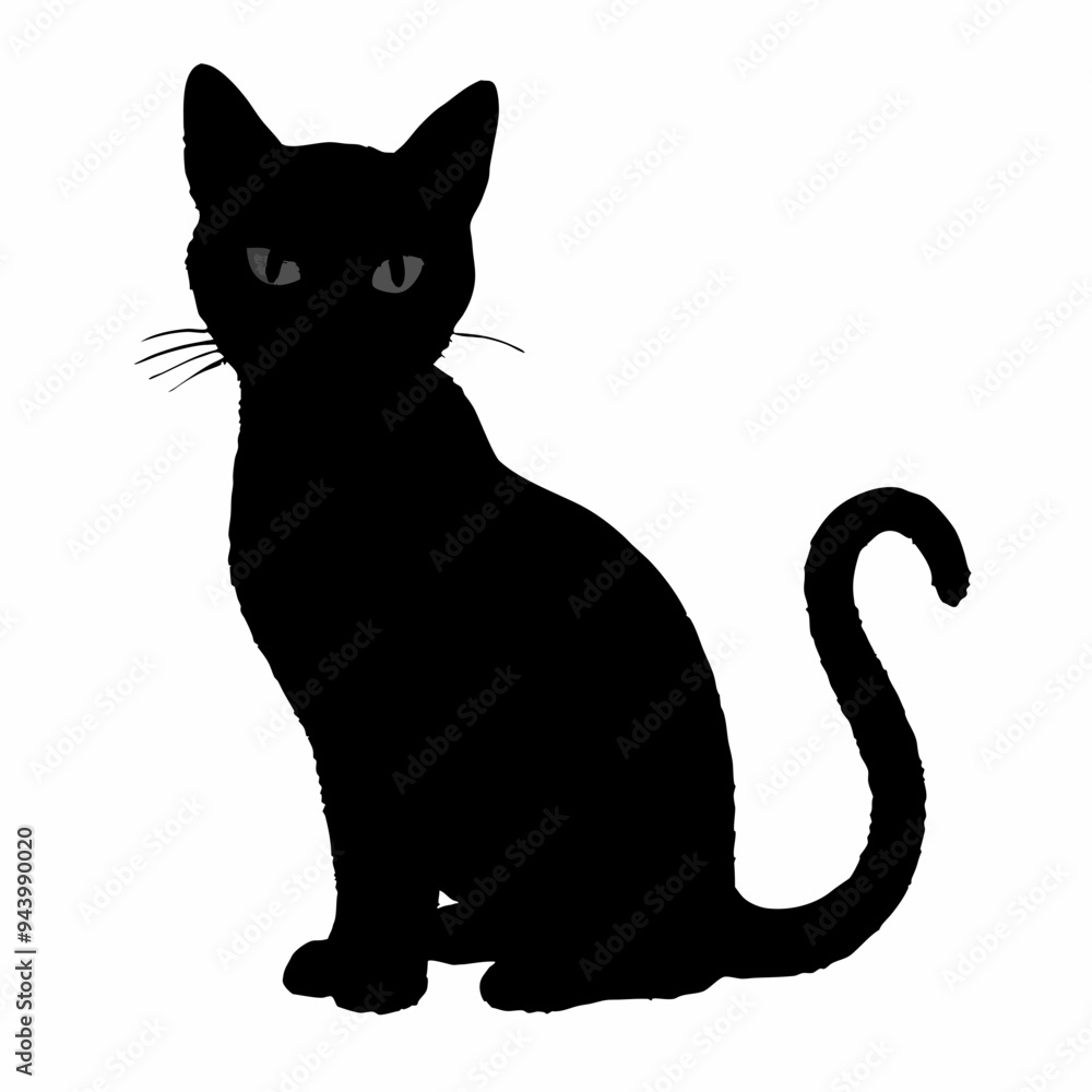 Obraz premium Cat Silhouette | Cat SVG Cat Cut Files | Cat Svg | Kitten Svg | Cat Vector CATS Bundle SVG, Cut Files for Cricut, Cats Clipart, Kitten Svg