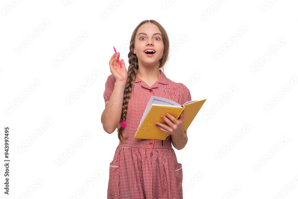 Making notes in planner. Teed school girl noting in diary. Inspiration. Teen girl writing in school notes. Thinking and taking notes. School girl doing homework isolated on white. Writing in diary Making notes in planner. Teed school girl noting in diary. Inspiration. Teen girl writing in school notes. Thinking and taking notes. School girl doing homework isolated on white. Writing in diary