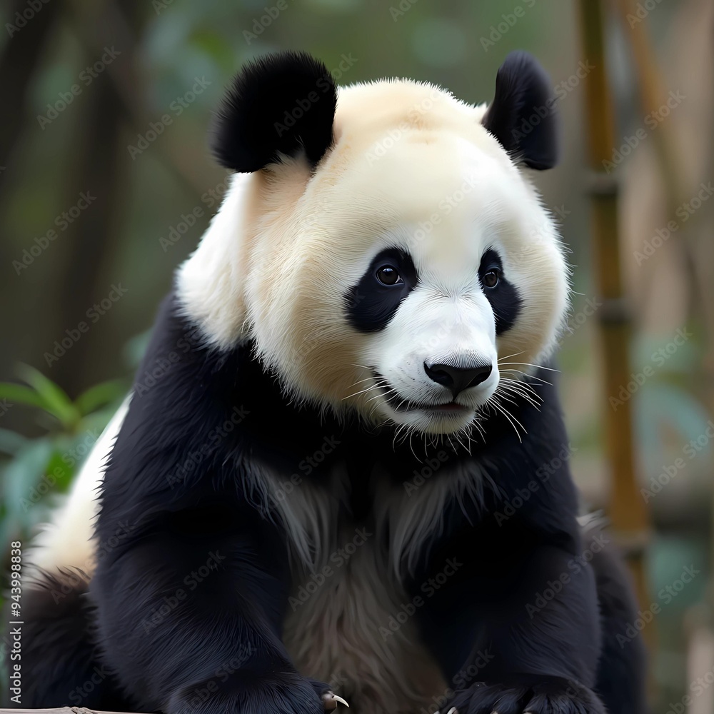 Fototapeta premium Elegancia Panda