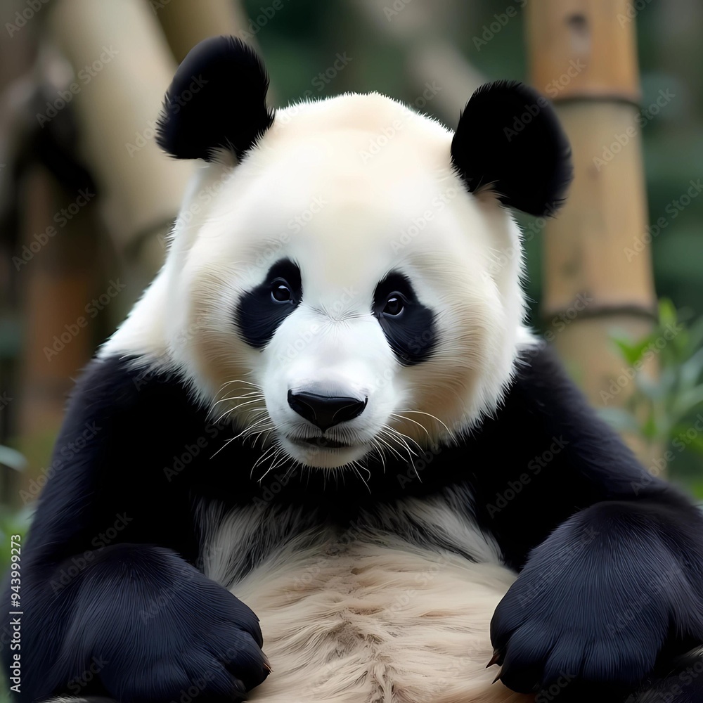 Fototapeta premium Diversión Panda