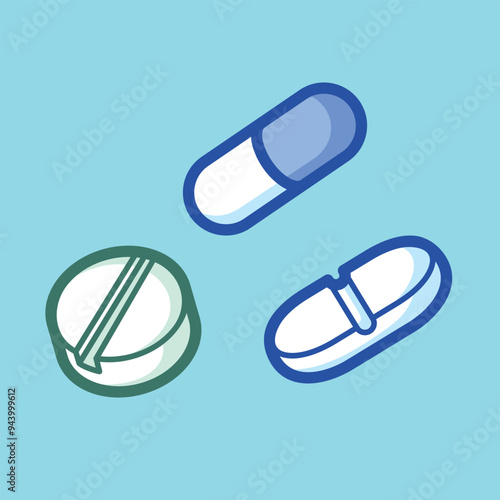 Health care and Medical Stuffs used by Doctor and Nurse to heal and cure sickness and illness of patients in Hospital. 