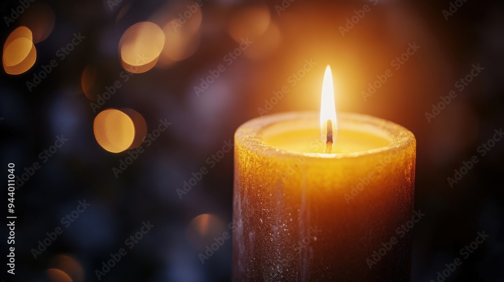 A candle flame with realistic lighting, soft glow, and gentle flicker against a dark background, evoking warmth and magic. A candle flame with realistic lighting, soft glow, and gentle flicker against a dark background, evoking warmth and magic.