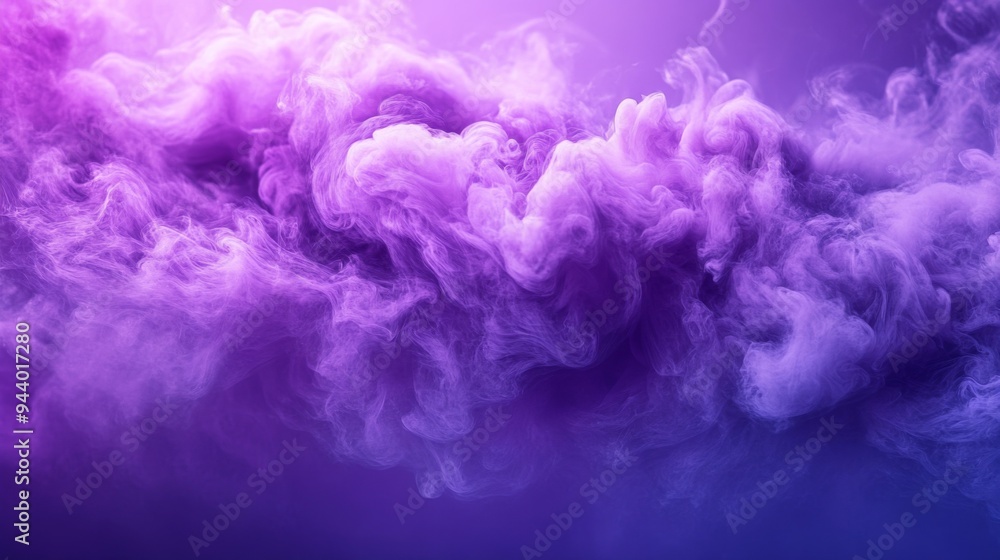 Fototapeta premium Purple smoke cloud