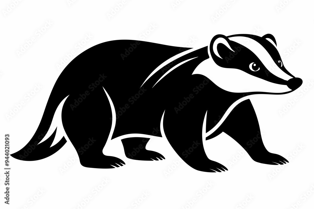Badger icon, badger silhouette vector, Honey Badger
Badger icon, badger silhouette vector, Honey Badger