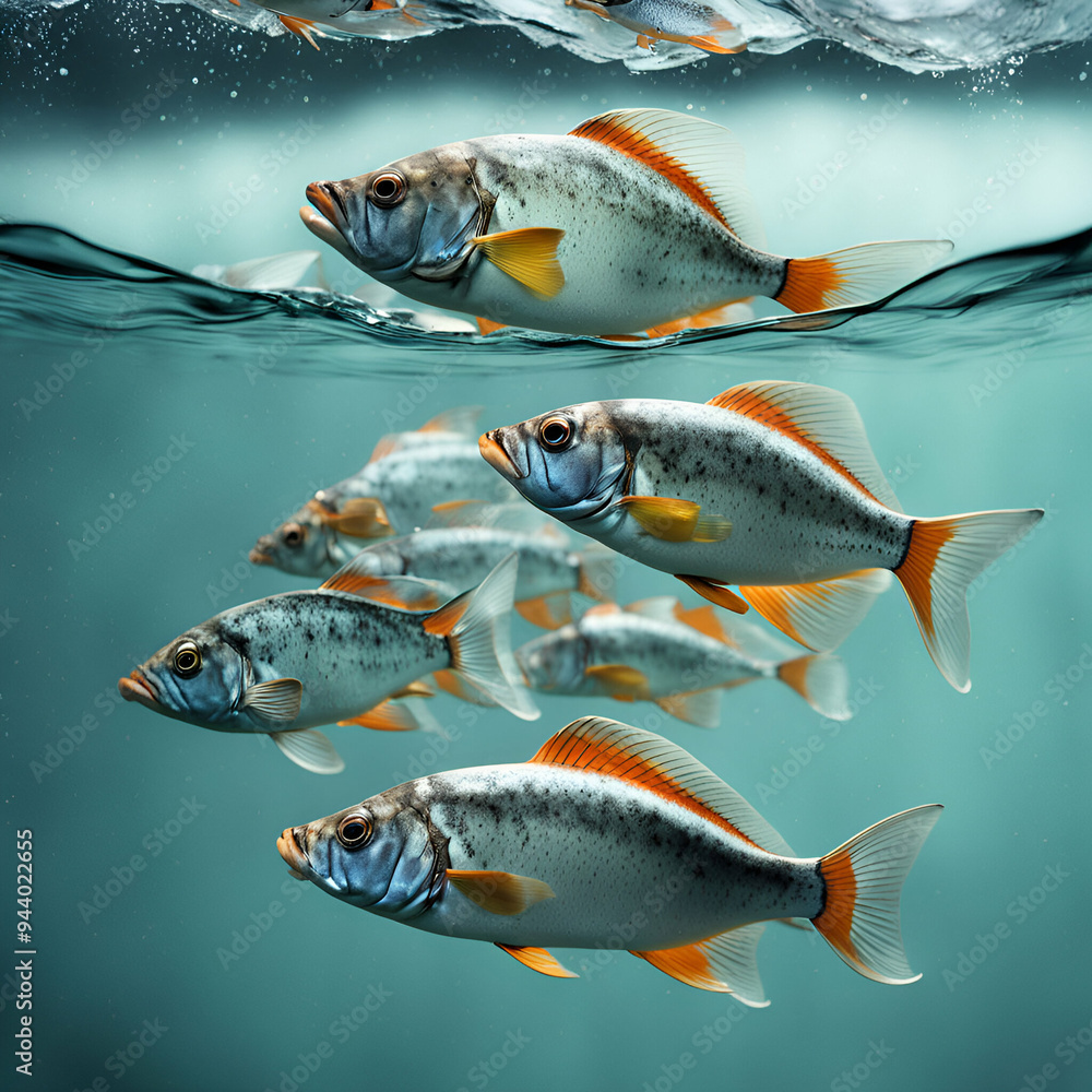 fish in water fish in water