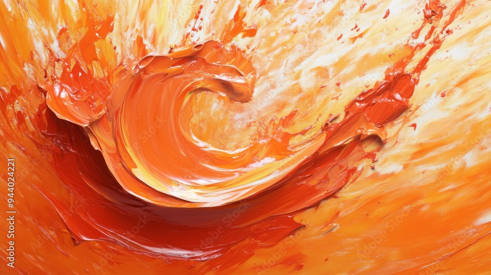 Abstract swirling orange texture art Abstract swirling orange texture art