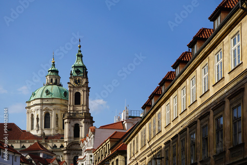 Low angle view of a towers against the sky