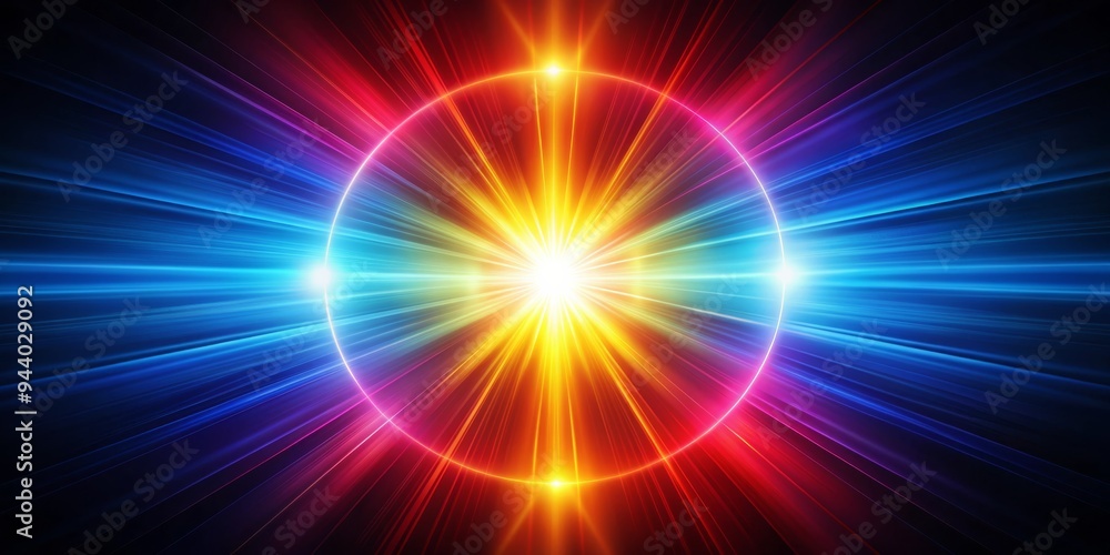Cosmic Radiance A Digital Art Exploration of Light and Color in a Circular Composition with Glowing Streaks and a White Center Cosmic Radiance A Digital Art Exploration of Light and Color in a Circular Composition with Glowing Streaks and a White Center