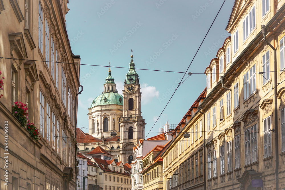 Naklejka premium Low angle view of a towers against the sky