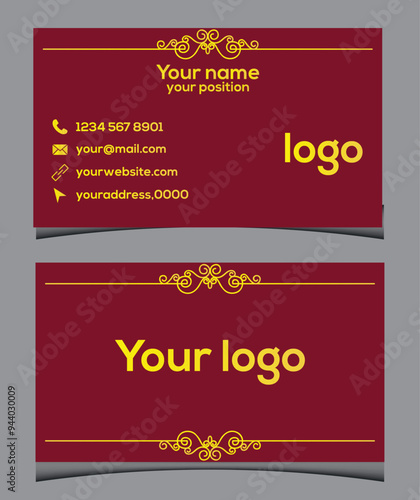 Creative, Modern, Eye catching luxury business card design