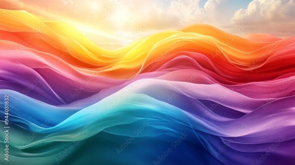Colorful Abstract Landscape Colorful Abstract Landscape