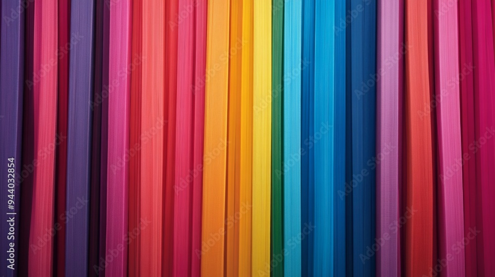 Obraz premium Colorful Vertical Stripes