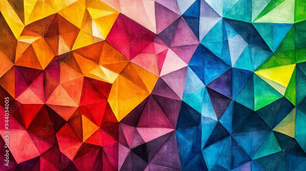 Colorful Geometric Abstract Art Colorful Geometric Abstract Art