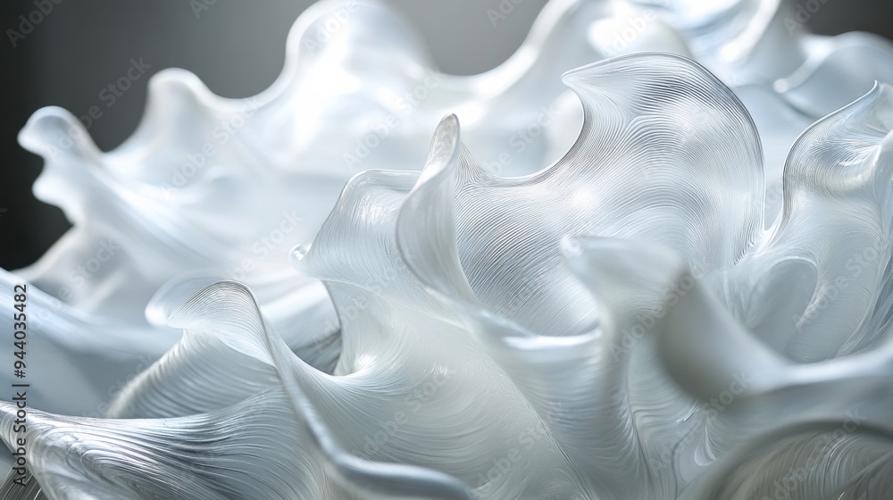 Obraz premium Abstract Glass Sculpture