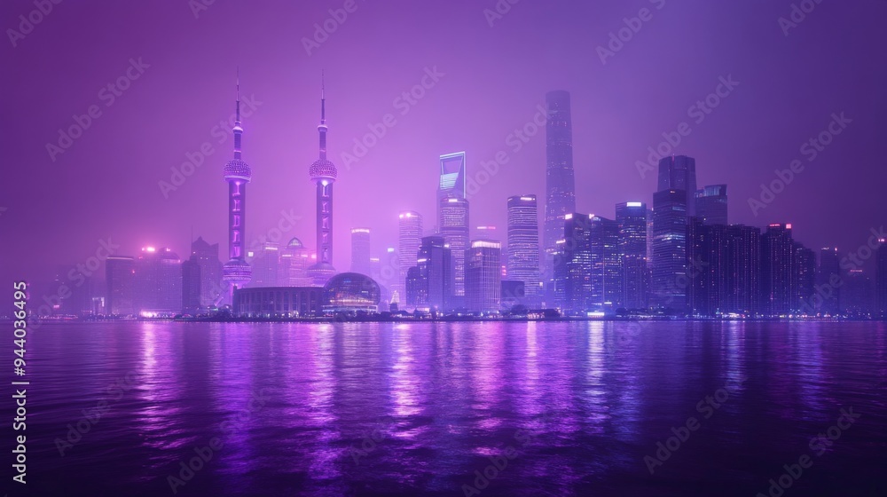 Shanghai Skyline at Night Shanghai Skyline at Night