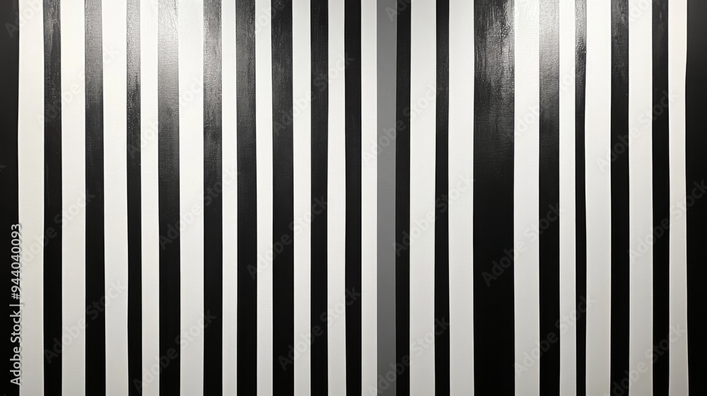 Black and White Striped Pattern Black and White Striped Pattern