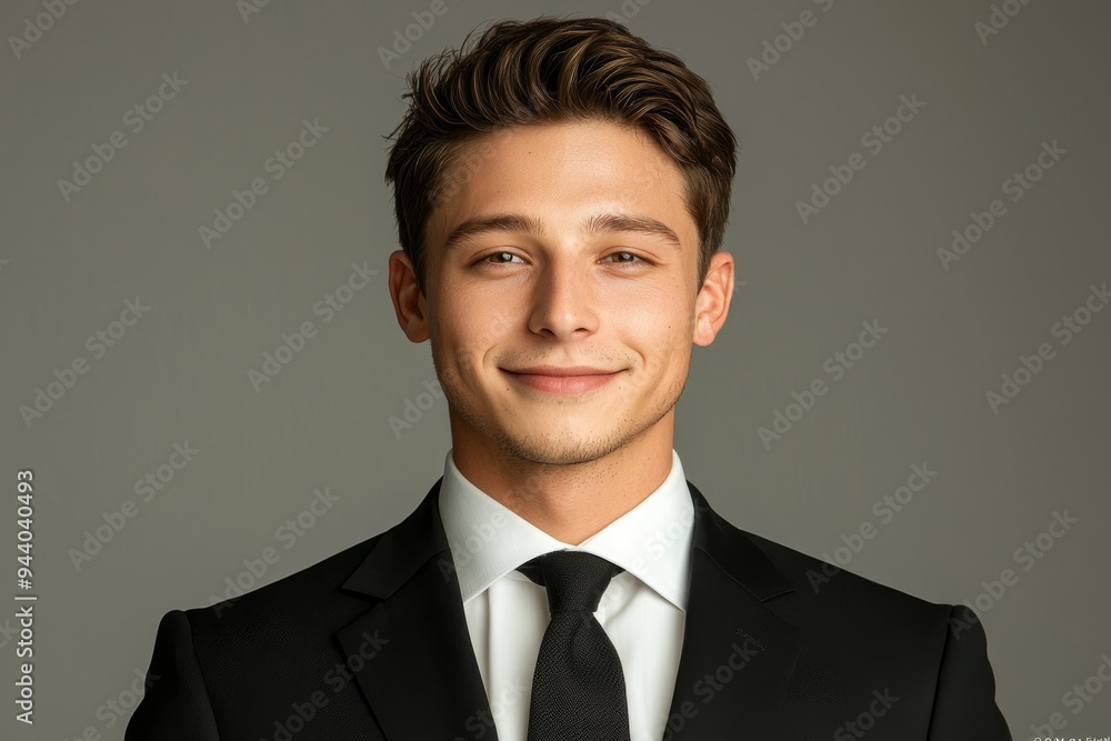 Portrait of a Handsome Man in a Suit Portrait of a Handsome Man in a Suit