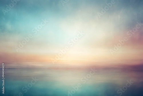 Dreamy Sunset Horizon: A serene and ethereal sky blends into a hazy horizon, creating a captivating backdrop for your creative projects. The soft pastel hues and gentle texture evoke a sense of calm a