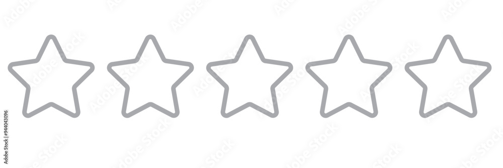 Star icon. Vector Black isolated five stars. Customer feedback concept. Vector 5 stars rating review. Quality shape design Star icon. Vector Black isolated five stars. Customer feedback concept. Vector 5 stars rating review. Quality shape design