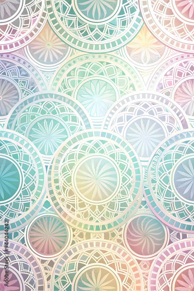 Pastel Dream Weaver: A symphony of overlapping pastel circles, adorned with intricate lace-like patterns, creates a captivating and ethereal backdrop. Pastel Dream Weaver: A symphony of overlapping pastel circles, adorned with intricate lace-like patterns, creates a captivating and ethereal backdrop.