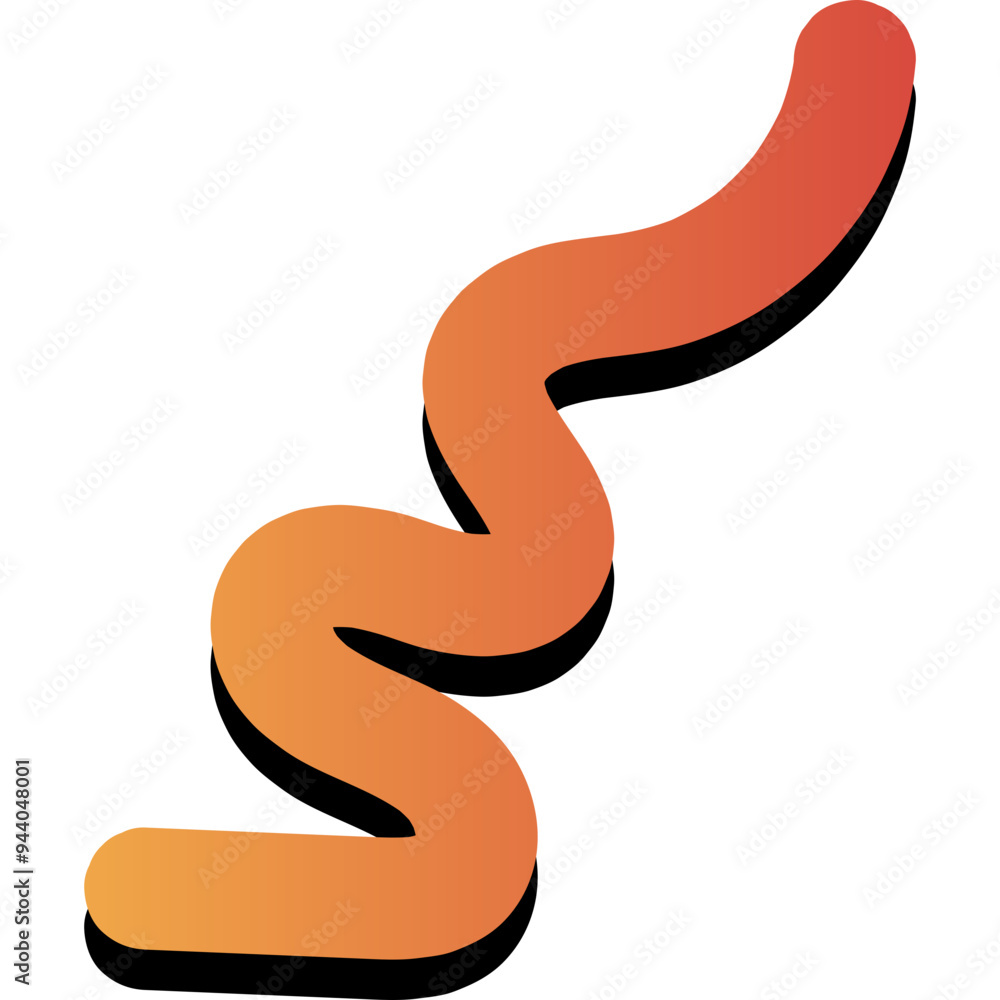 Retro Style Colorful Squiggly Element
Retro Style Colorful Squiggly Element