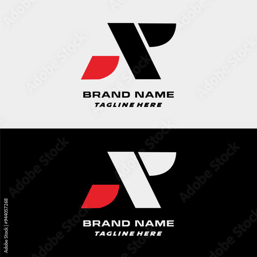 AP letter logo is simple and elegant