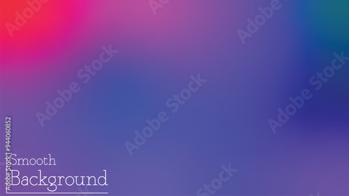 Smooth and blurry colorful gradient mesh background. Modern bright rainbow colors.vector eps10