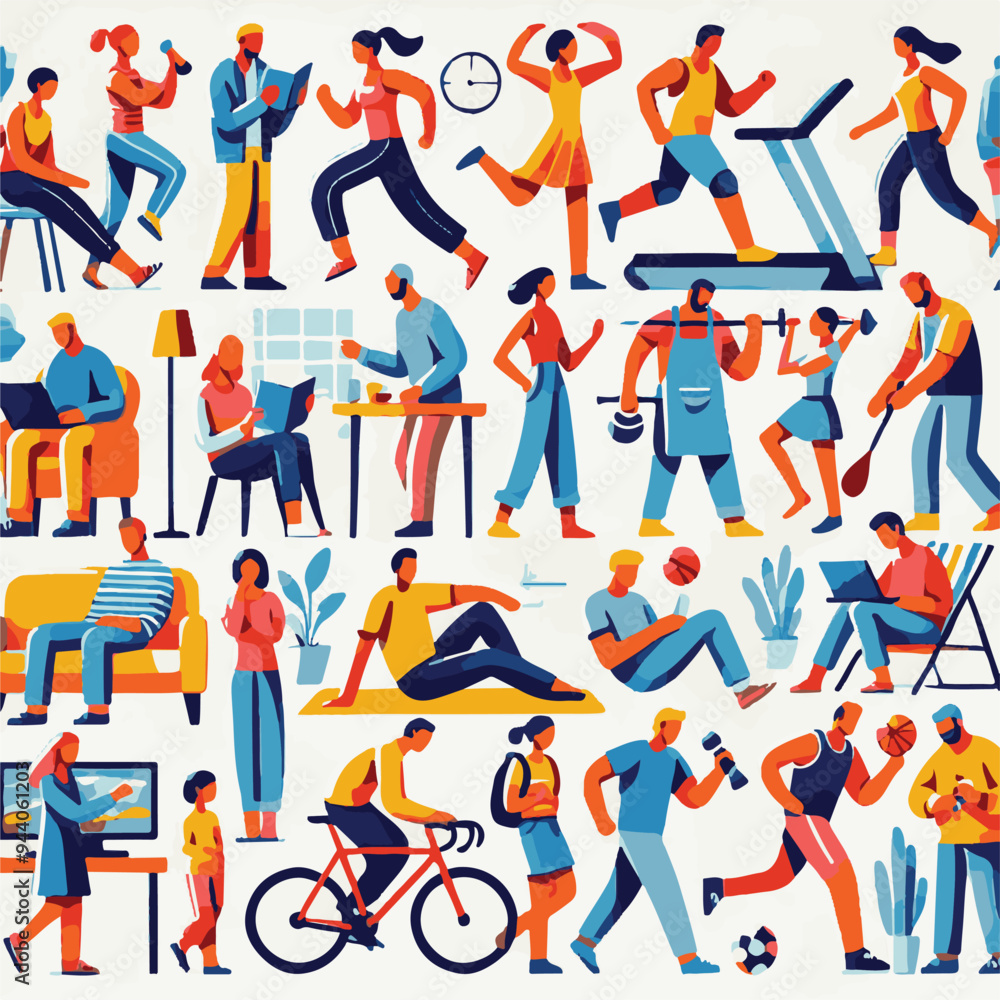 Vector Illustration Set - People in Various Activities
Diverse People Characters in Everyday Activities
Vector People Engaged in Daily Activities
Modern People Characters - Vector Illustrations
Vector Illustration Set - People in Various Activities
Diverse People Characters in Everyday Activities
Vector People Engaged in Daily Activities
Modern People Characters - Vector Illustrations