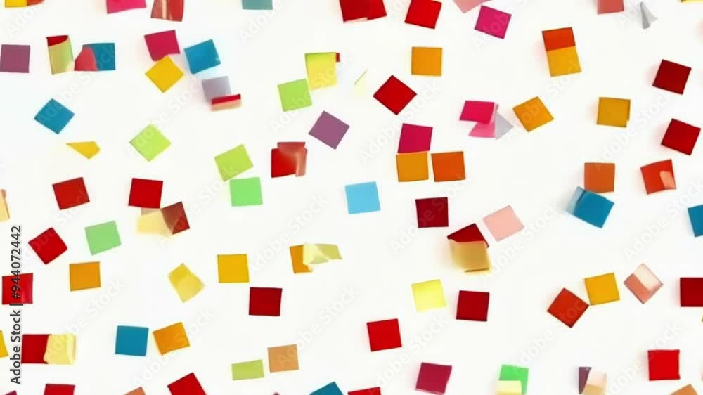 A vibrant display of colorful squares suggests a festive atmosphere, showcasing dynamic motion and artistic creativity A vibrant display of colorful squares suggests a festive atmosphere, showcasing dynamic motion and artistic creativity