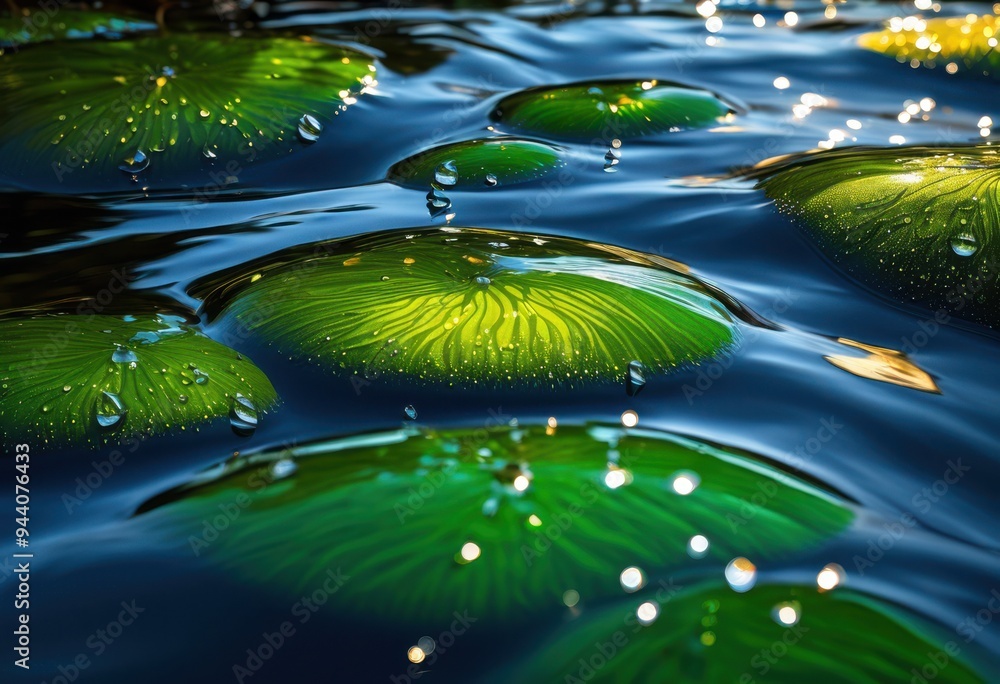 vibrant water display featuring refreshing flow dynamic style ...