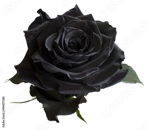Fototapeta Naklejka Na Ścianę i Meble -  Elegant black rose flower