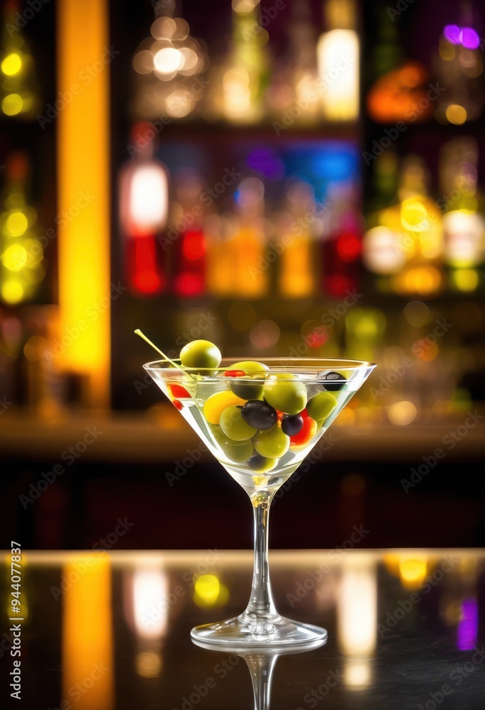 stylish martini display colorful garnishes including berries modern cocktail experience, olive, citrus, berry, glass, vibrant, drink, bar, mixology stylish martini display colorful garnishes including berries modern cocktail experience, olive, citrus, berry, glass, vibrant, drink, bar, mixology