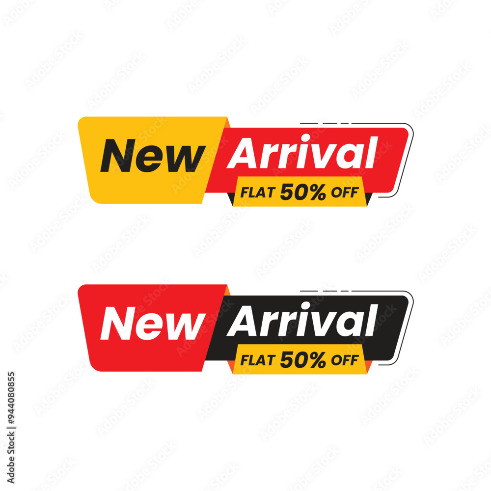 New arrival vector template set design. New Arrival red black. Label, banner, sticker, icon, poster, product sign, post. Simple and modern vector illustration, Social media banner. New arrival vector template set design. New Arrival red black. Label, banner, sticker, icon, poster, product sign, post. Simple and modern vector illustration, Social media banner.