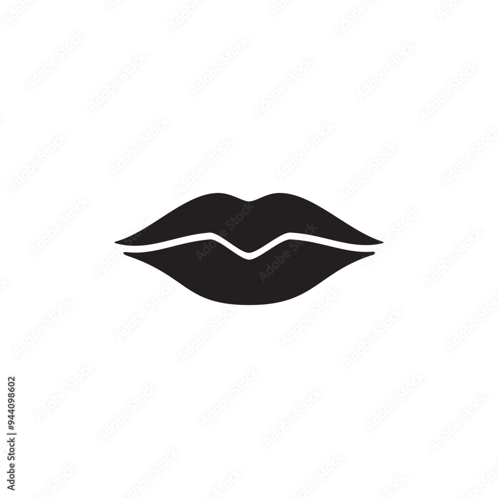 lips icon symbol sign vector lips icon symbol sign vector
