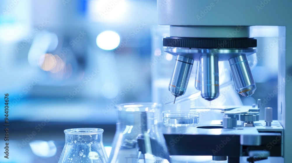 Microscope in a Laboratory