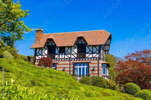 Obraz na plátně Visite des Jardins d'Étretat en Normandie