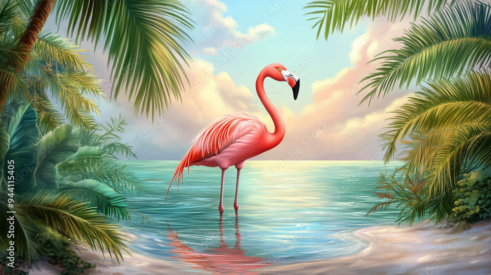Fototapeta premium Flamingo