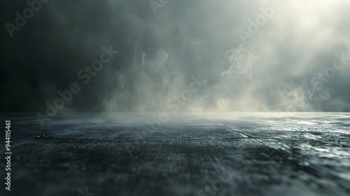 Smoke and Fog on a Dusty Background for Product Displays